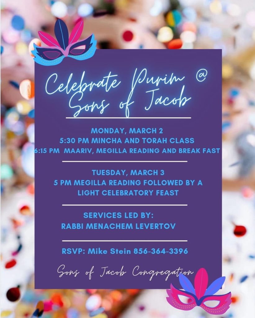 Sons of Jacob Congregation Purin-2026